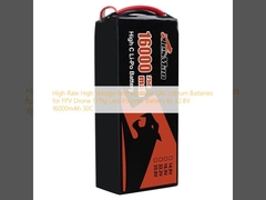 Pin Lithium UAV có điện áp cao có thể sạc lại cho máy bay không người lái FPV 1510g Lipo Polymer Battery 6S 22.8V 16000mAh 30C