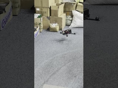 Máy bay không người lái FPV màu đen 7 inch với thời gian bay 45 phút và 5.8G 1.2G 1.3g 4.9G 2W 3W 5W VTX Rc Drone